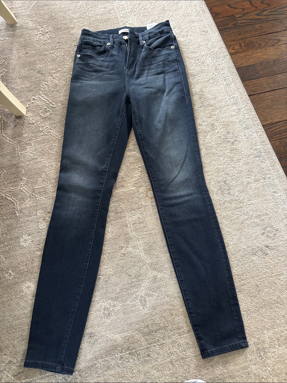 Good American Dark Indigo High-Rise Skinny Jeans